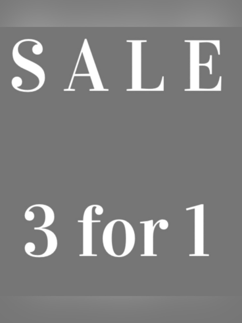 SALE 3️⃣for 1️⃣